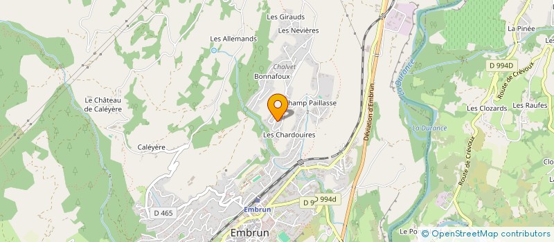 localisation de l'entreprise SCI DE MOULINS  EMBRUN