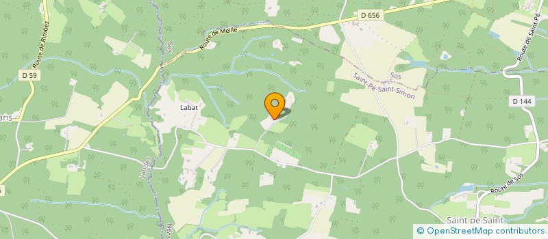 localisation de l'entreprise SCI DE MOUNET  SAINT-PE-SAINT-SIMON