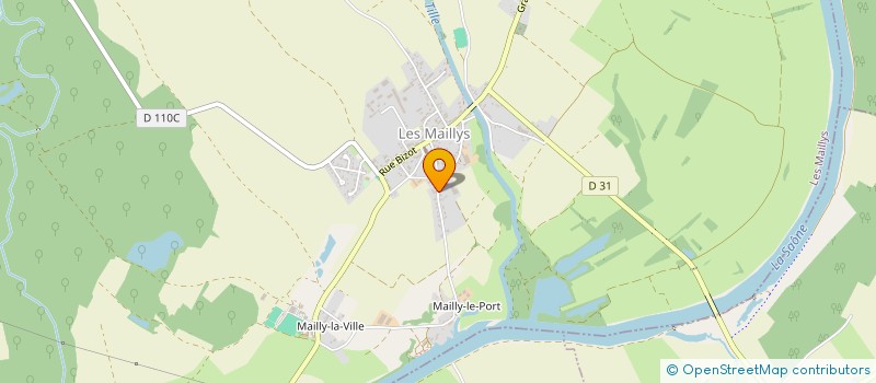 localisation de l'entreprise SCI DE MOUSSEE  LES MAILLYS