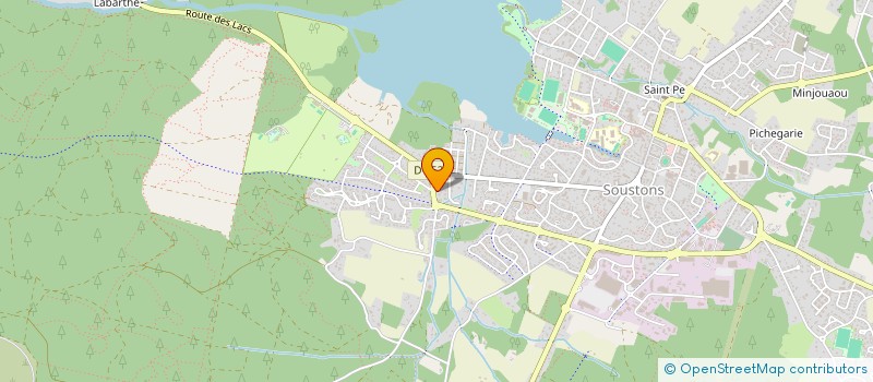 localisation de l'entreprise SCI DE MOUSSET  SOUSTONS