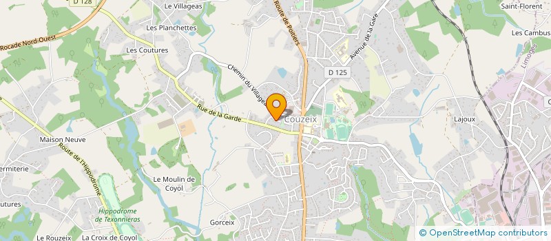 localisation de l'entreprise SCI DE MOUTERRE à COUZEIX