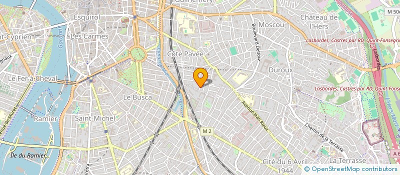 localisation de l'entreprise SCI DE MURET à TOULOUSE