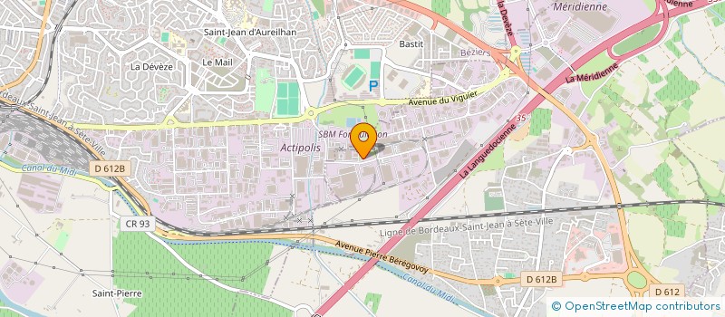 localisation de l'entreprise SCI DE MUS  VILLENEUVE-LES-BEZIERS