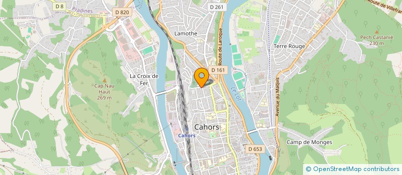 localisation de l'entreprise SCI DE MUSSET  CAHORS