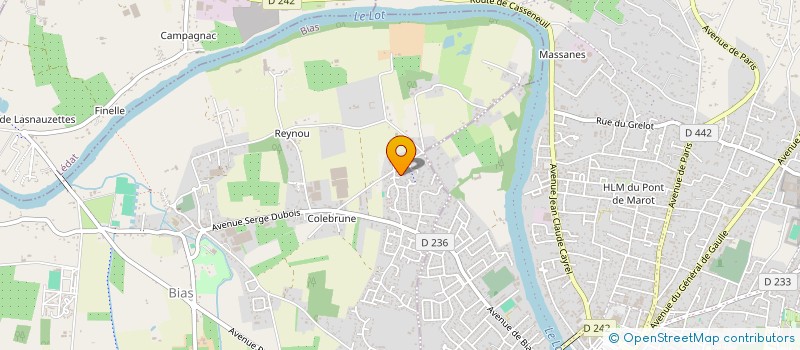 localisation de l'entreprise SCI DE MUTH  BIAS