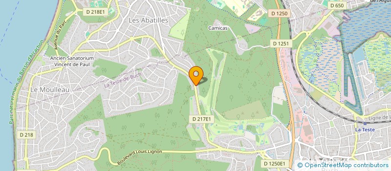 localisation de l'entreprise SCI DE MUY à LA TESTE-DE-BUCH