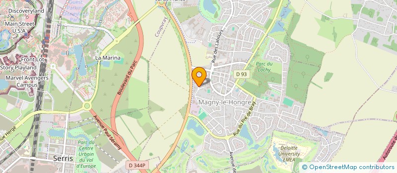 localisation de l'entreprise SCI DE MYRE à MAGNY-LE-HONGRE
