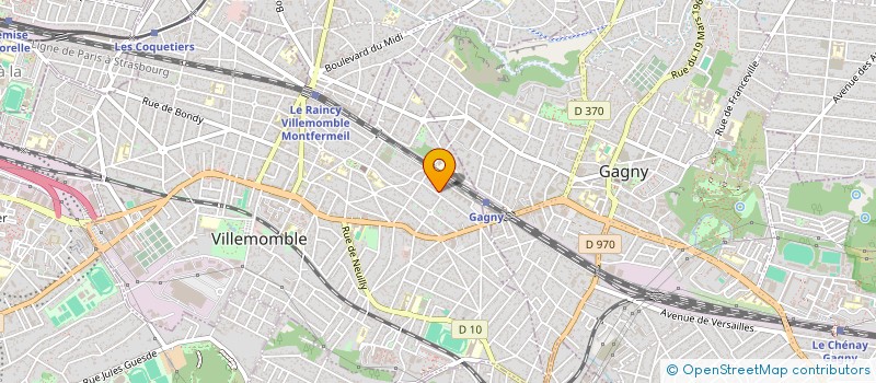 localisation de l'entreprise SCI DE N3MT à VILLEMOMBLE