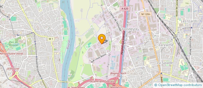 localisation de l'entreprise SCI DE NAUBALETTE à TOULOUSE