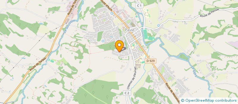 localisation de l'entreprise SCI DE NAUDET  PAVIE