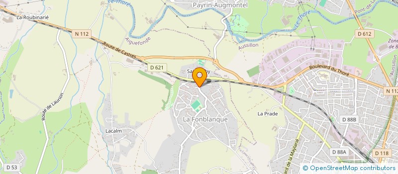 localisation de l'entreprise SCI DE NAUROUZE  AIGUEFONDE