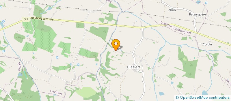 localisation de l'entreprise SCI DE NAUTOUET  CASSAIGNE