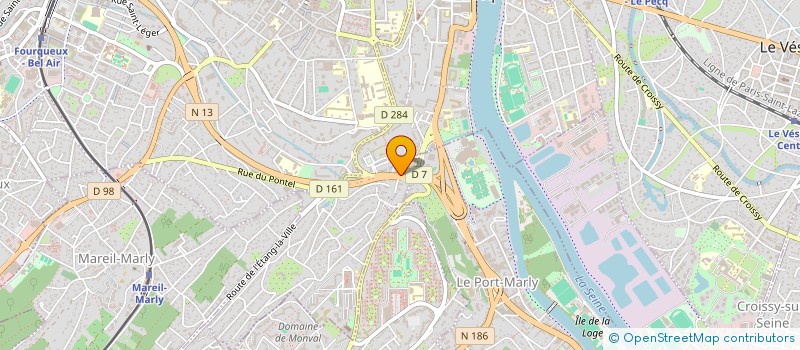 localisation de l'entreprise SCI DE NAVARRE  LE PECQ