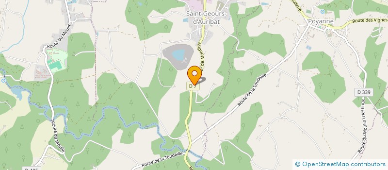 localisation de l'entreprise SCI DE NAVARRE  SAINT-GEOURS-D'AURIBAT