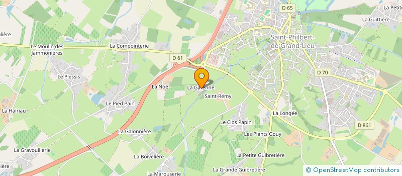 localisation de l'entreprise SCI DE NAZARE  SAINT-PHILBERT-DE-GRAND-LIEU