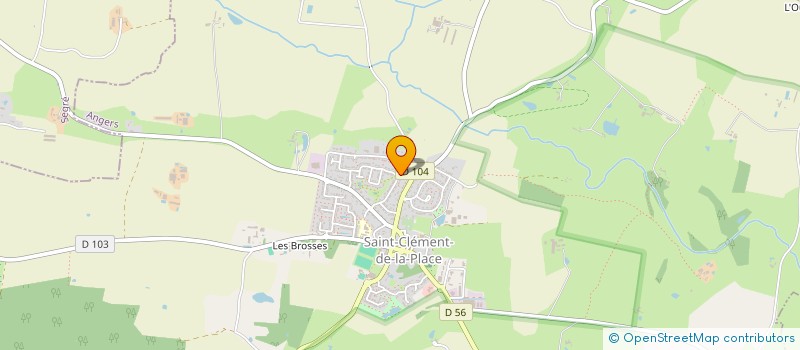 localisation de l'entreprise SCI DE NAZARETH à SAINT-CLEMENT-DE-LA-PLACE