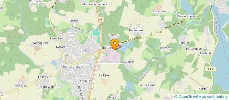 localisation de l'entreprise SCI DE NAZARETH  MERLEVENEZ