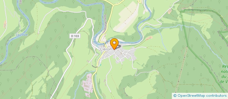 localisation de l'entreprise SCI DE NECLOS  CLERON