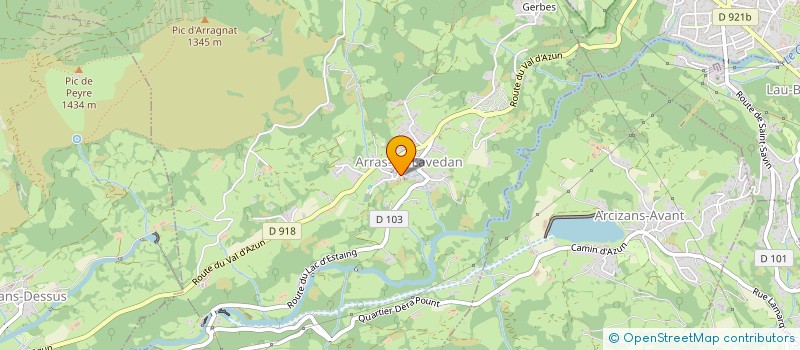 localisation de l'entreprise SCI DE NEGREMONT  ARRENS-MARSOUS