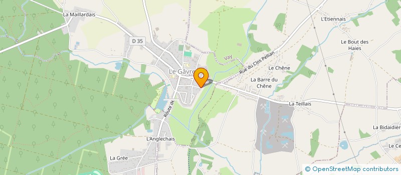 localisation de l'entreprise SCI DE NELL  LE GAVRE