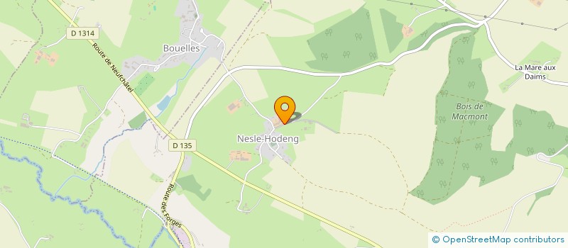 localisation de l'entreprise SCI DE NESLE à NESLE-HODENG