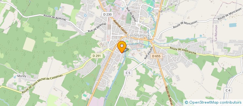 localisation de l'entreprise SCI DE NEUFFONDS  CASTELJALOUX