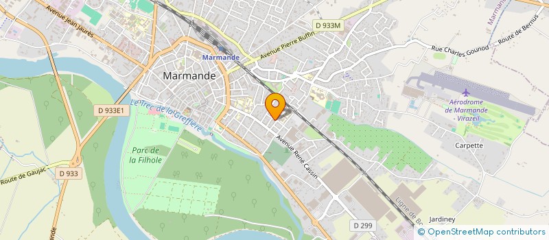 localisation de l'entreprise SCI DE NEUFONS  MARMANDE