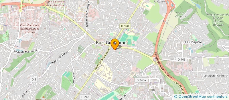 localisation de l'entreprise SCI DE NEUVILLE à BOIS-GUILLAUME