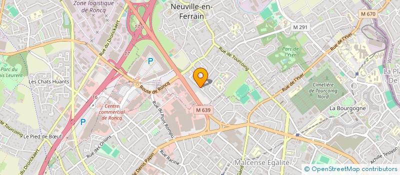 localisation de l'entreprise SCI DE NEUVILLE à NEUVILLE-EN-FERRAIN