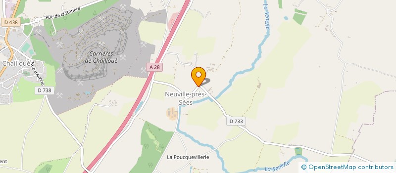 localisation de l'entreprise SCI DE NEUVILLE à CHAILLOUE