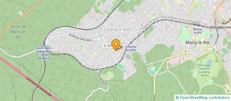 localisation de l'entreprise SCI DE NICOULEAU  L'ETANG-LA-VILLE