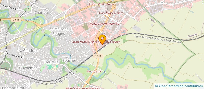 localisation de l'entreprise SCI DE NIORT à NIORT