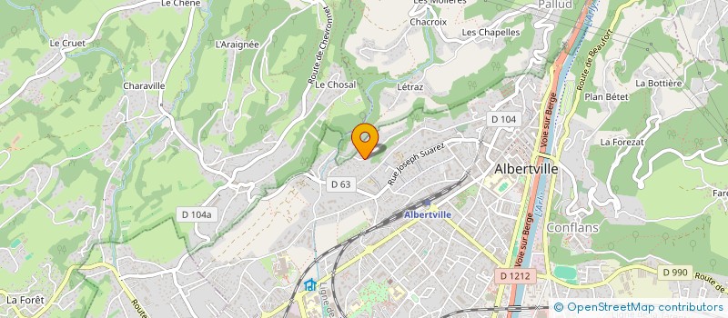 localisation de l'entreprise SCI DE NOAILLES  ALBERTVILLE