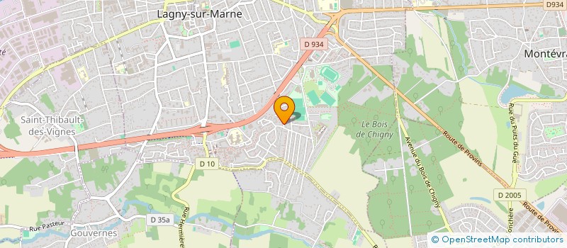 localisation de l'entreprise SCI DE NOGARO  LAGNY-SUR-MARNE