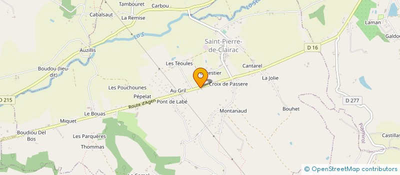 localisation de l'entreprise SCI DE NOGUERES  SAINT URCISSE