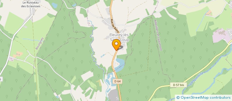 localisation de l'entreprise SCI DE NOIDANS  SAINT-LOUP-SUR-SEMOUSE