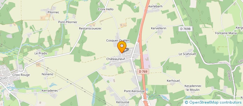 localisation de l'entreprise SCI DE NONENO  CLEGUER