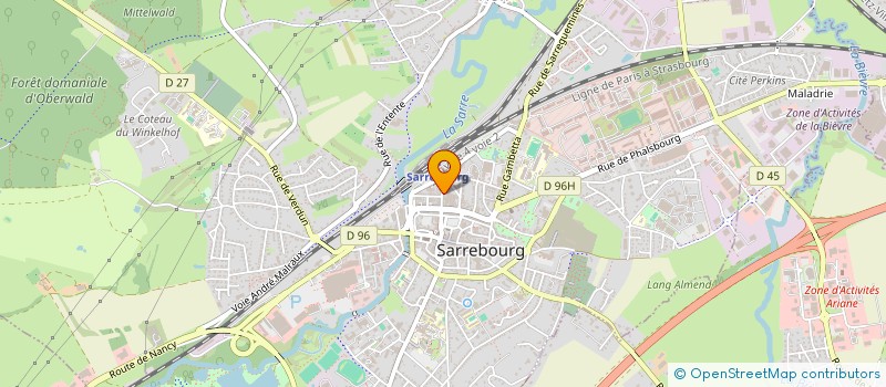localisation de l'entreprise SCI DE NORDGRABEN à SARREBOURG