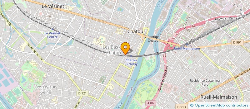 localisation de l'entreprise SCI DE NORMANDIE  CHATOU