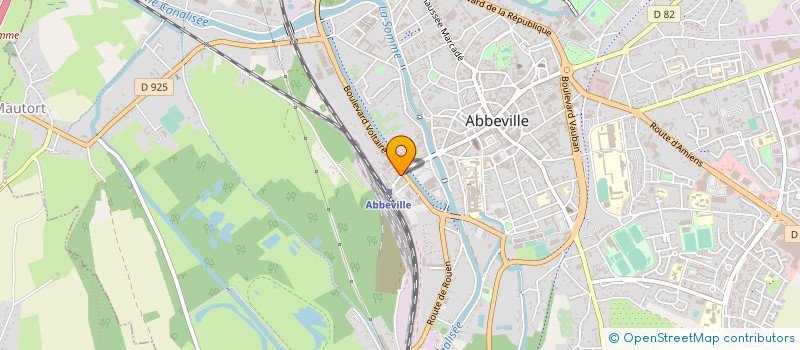 localisation de l'entreprise SCI DE NORMANDIE à ABBEVILLE