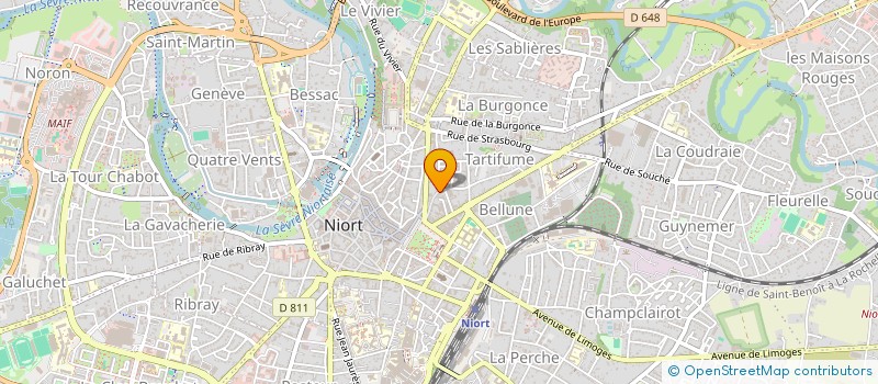 localisation de l'entreprise SCI DE NORMANDIE  NIORT