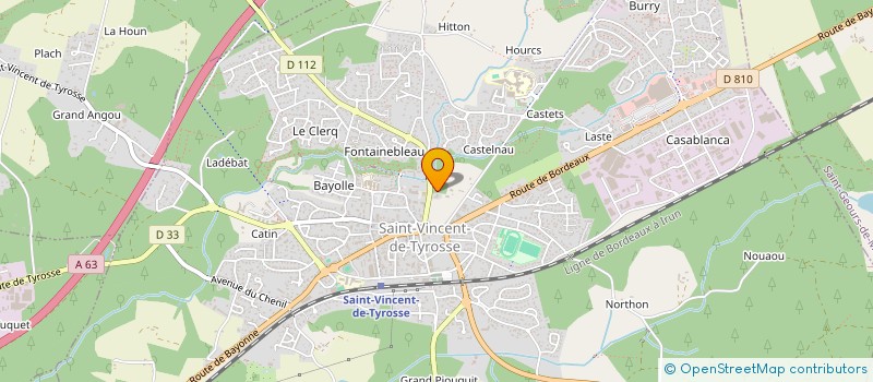 localisation de l'entreprise SCI DE NORTHON à SAINT-VINCENT-DE-TYROSSE