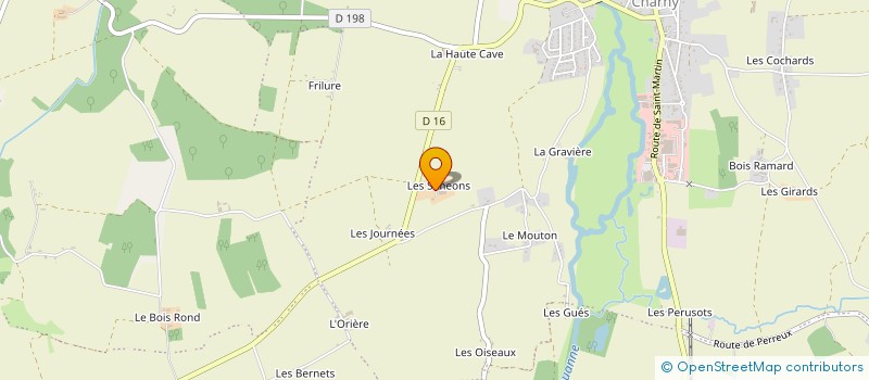 localisation de l'entreprise SCI DE NOS PRAIRIES à CHARNY OREE DE PUISAYE