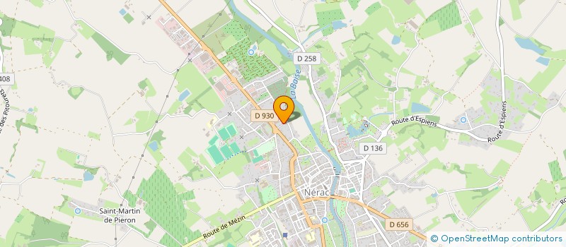 localisation de l'entreprise SCI DE NOTAIRES DE L'ALBRET  NERAC