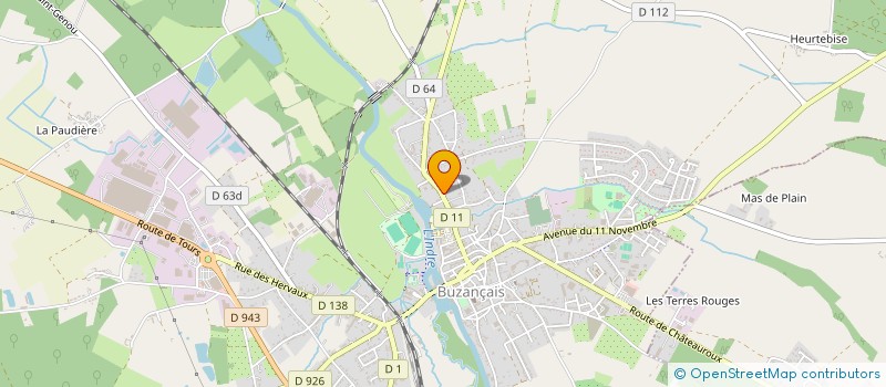 localisation de l'entreprise SCI DE NOTRE DAME à BUZANCAIS
