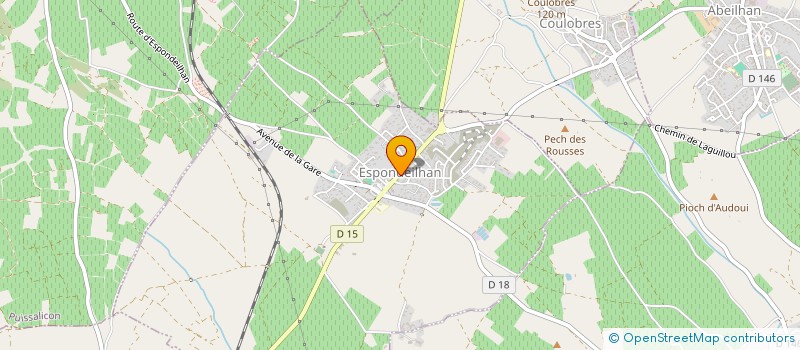 localisation de l'entreprise SCI DE NOUGRAS  ESPONDEILHAN