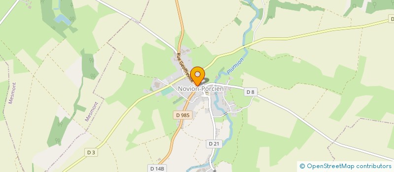 localisation de l'entreprise SCI DE NOVION  NOVION-PORCIEN