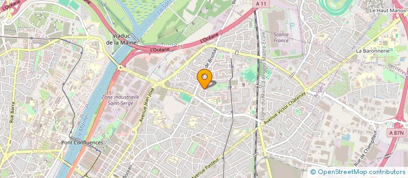 localisation de l'entreprise SCI DE NOZAY à ANGERS