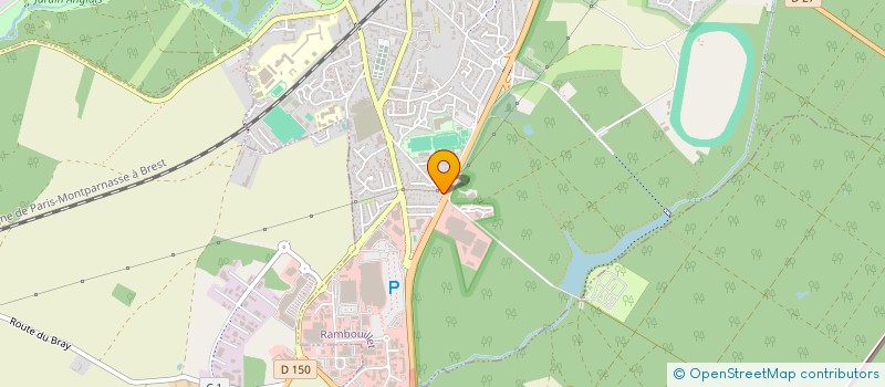 localisation de l'entreprise SCI DE NS2A  TREBEURDEN