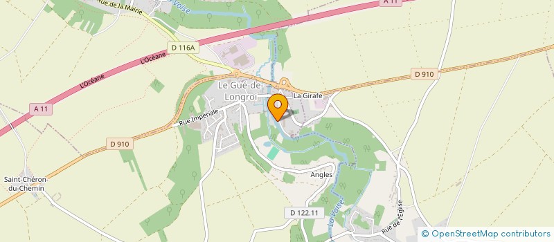 localisation de l'entreprise SCI DE OLIVEIRA à LE GUE-DE-LONGROI
